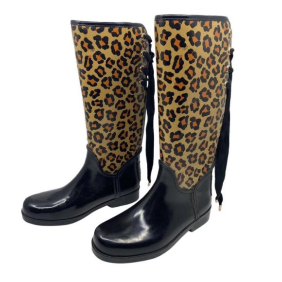 Nwot Coach Tristee Womens Leopard Print 